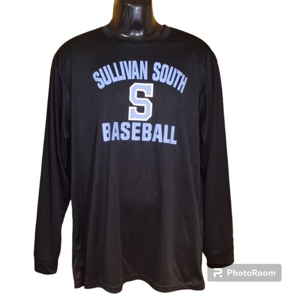 BSN Sports Sullivan South Baseball Shirt Black Sz XL - Picture 1 of 5